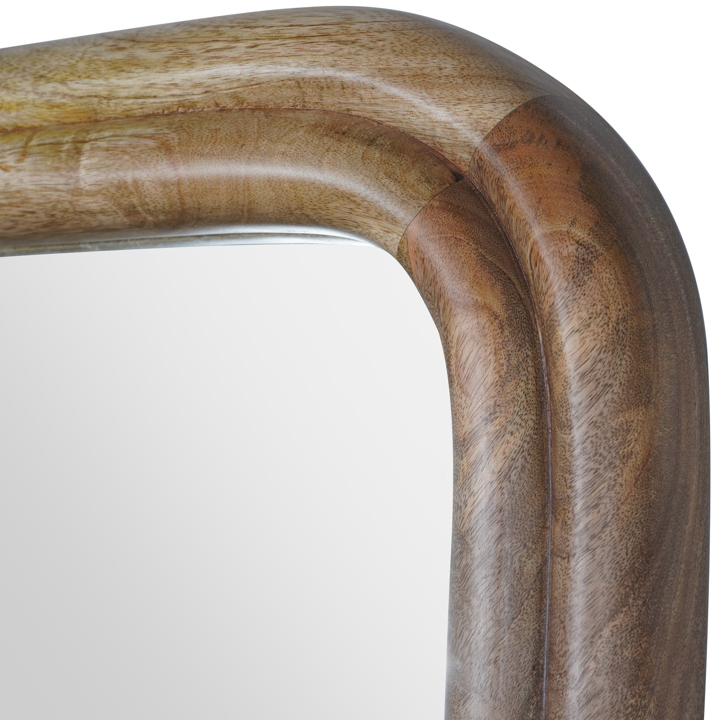 Montrose Groove Edge Solid Wood Cheval Mirror