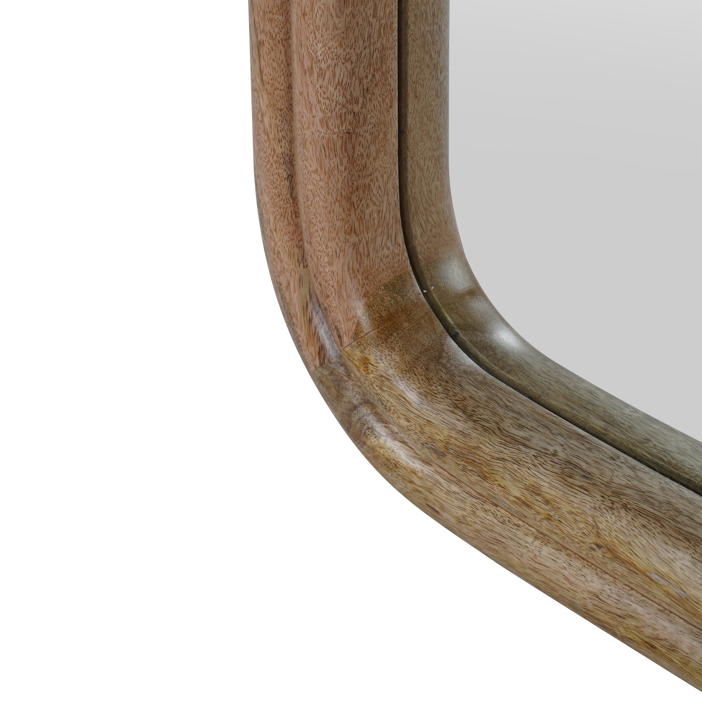 Montrose Groove Edge Solid Wood Cheval Mirror