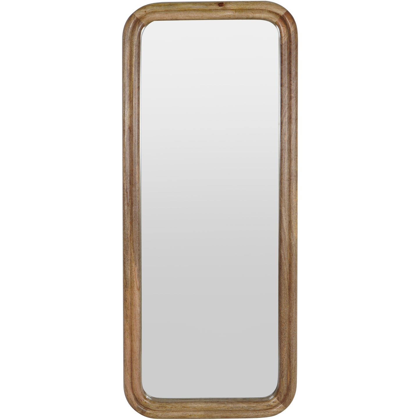 Montrose Groove Edge Solid Wood Cheval Mirror