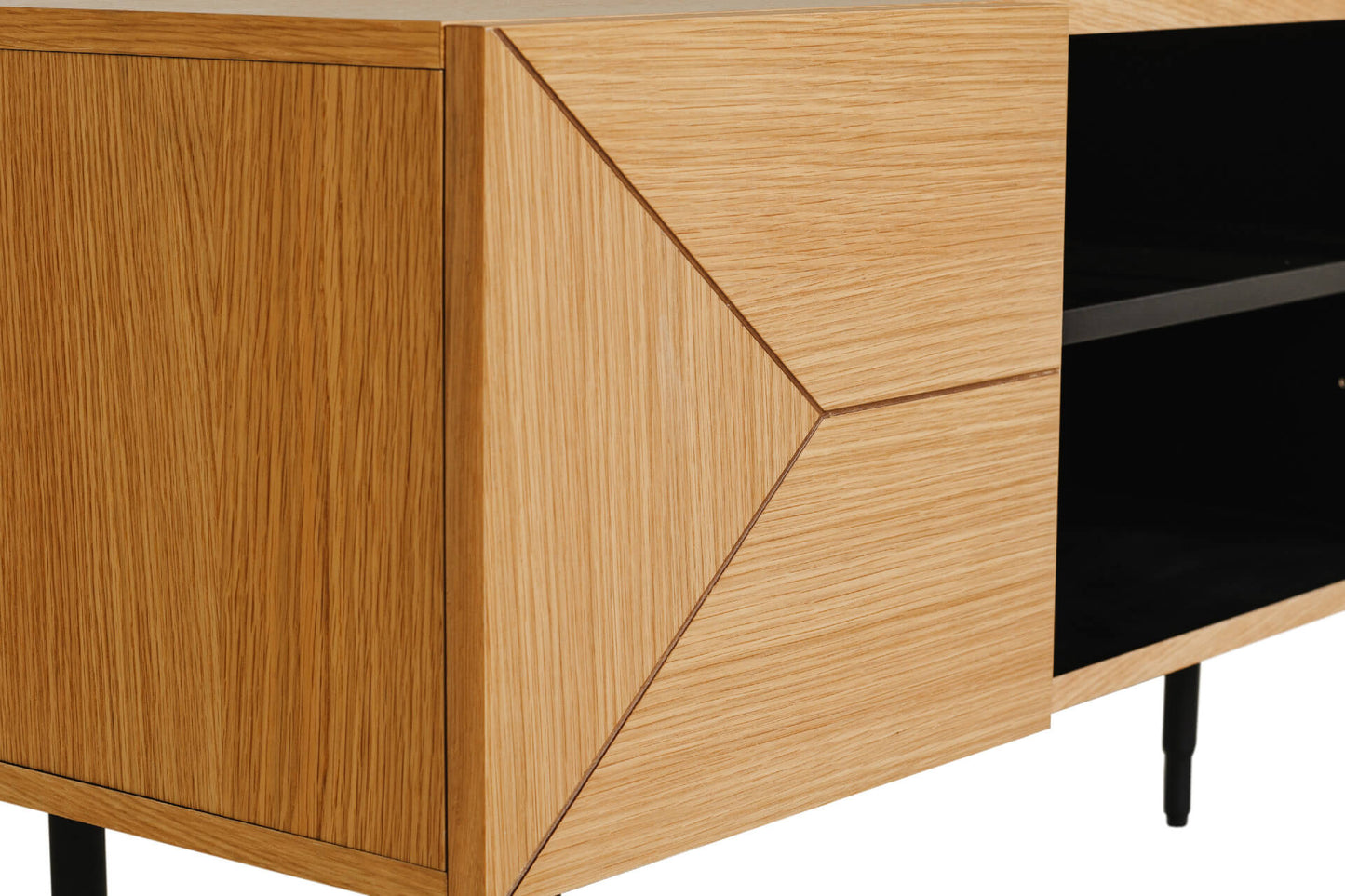 The Natalie TV Unit 1200 in Natural Oak