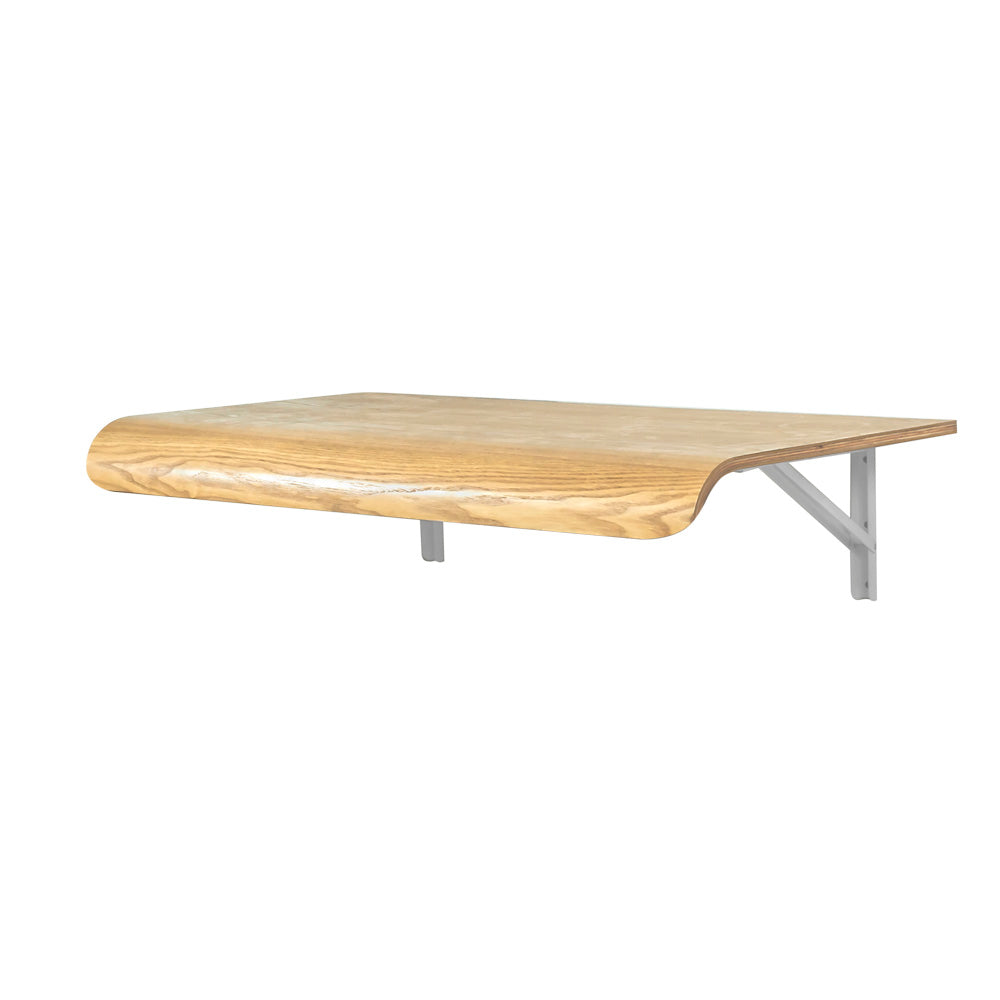 Oakland Oak Drop-Down Desk Sleek Wall Mounted Workspace