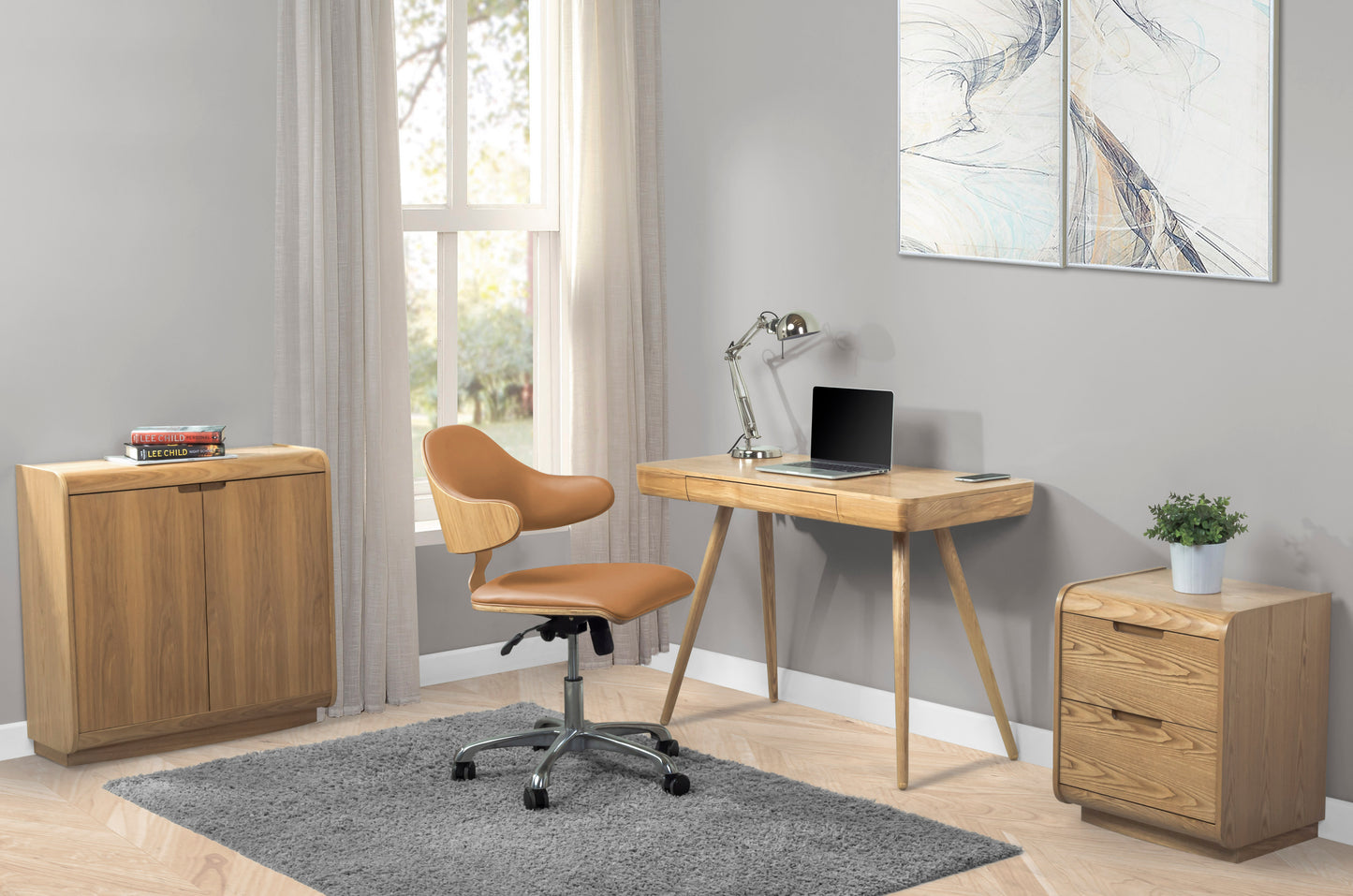 Oakland Oak Executive Desk