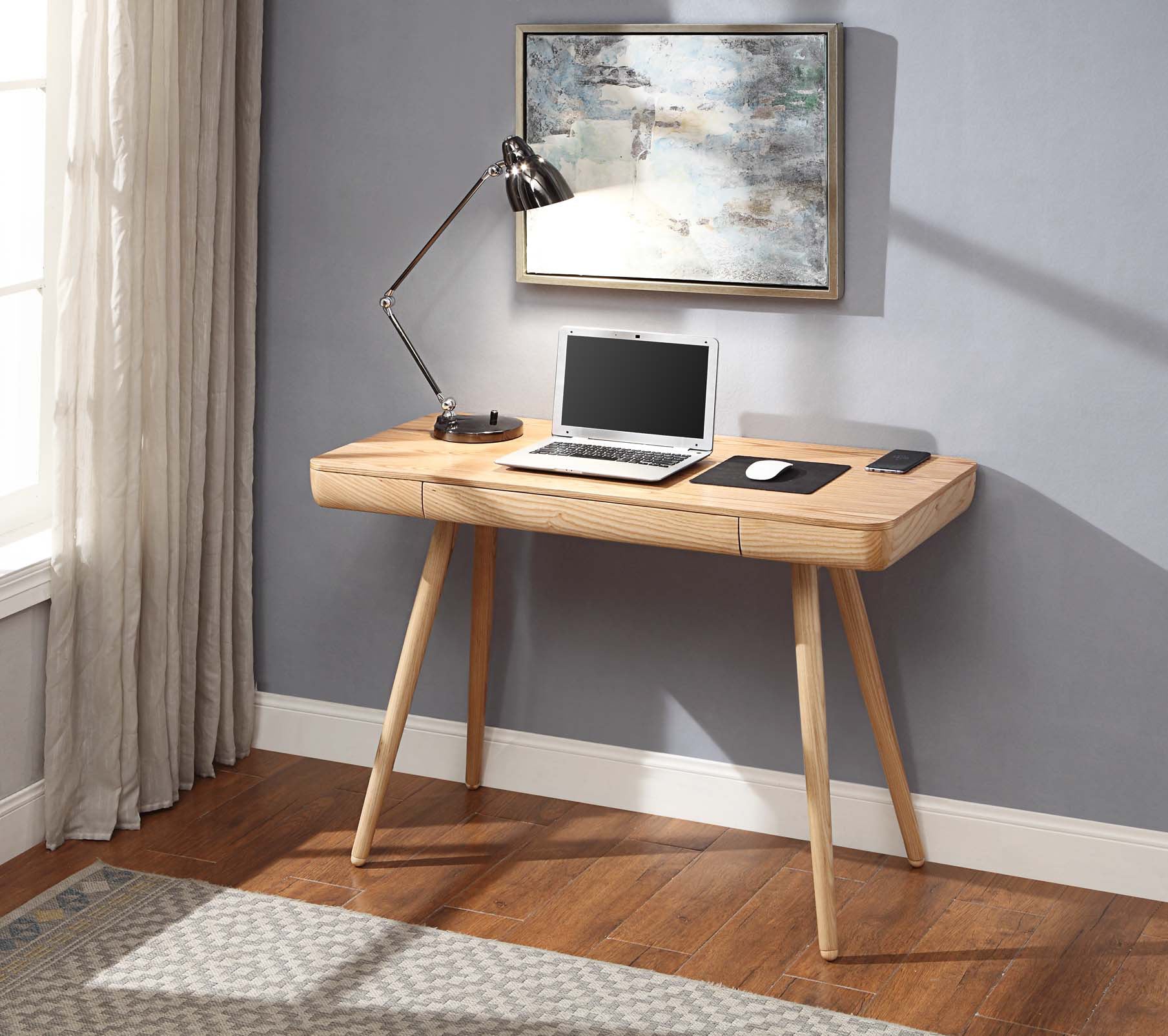 Oakland Oak Executive and Workstation Desk