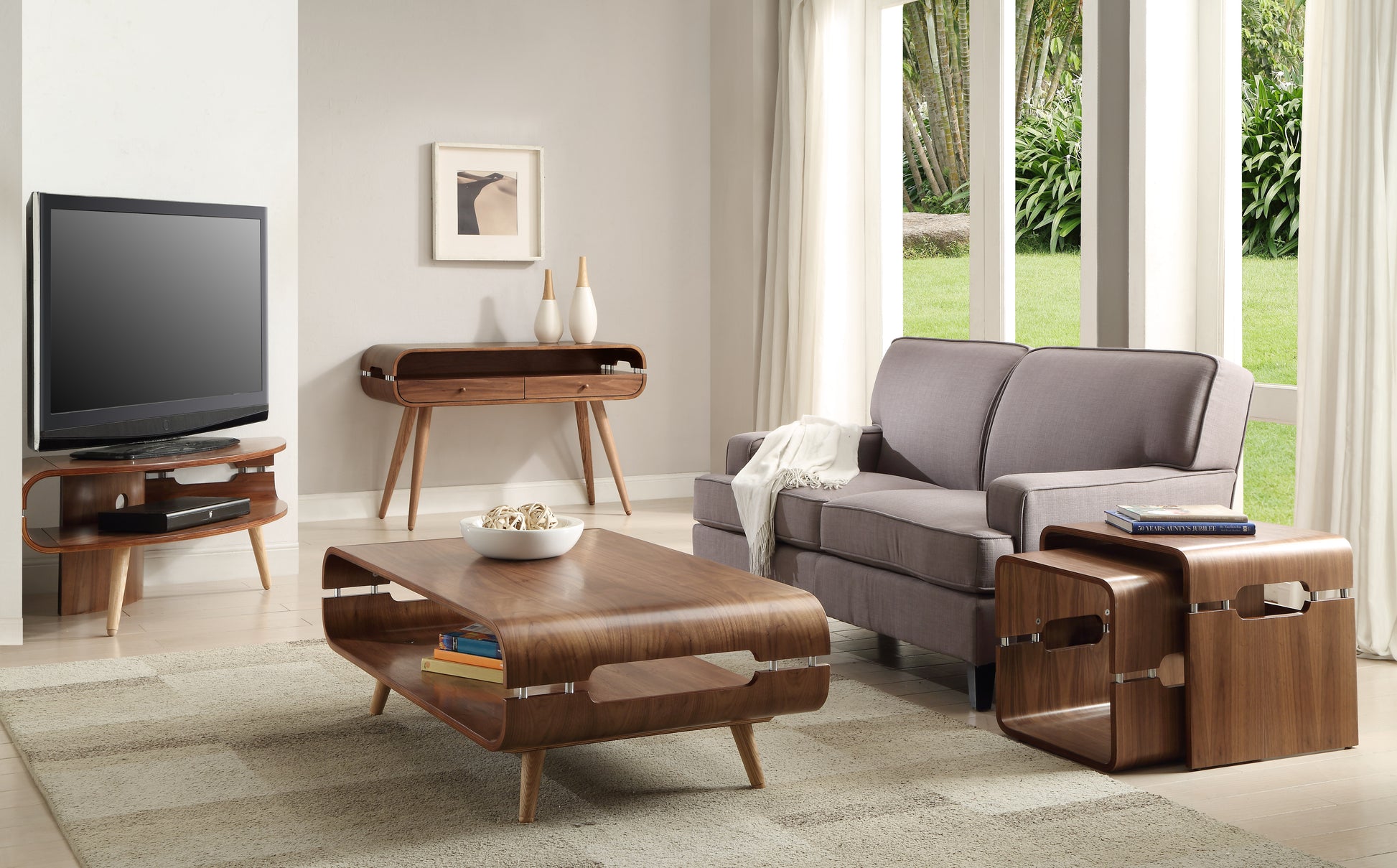 Ohio Corner TV Stand Contemporary Style and Utility