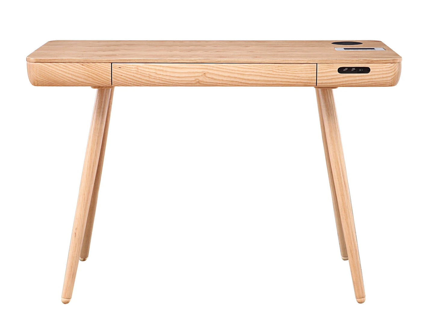 Oakland Ash Wood Desk Modern Tech with Elegant Design