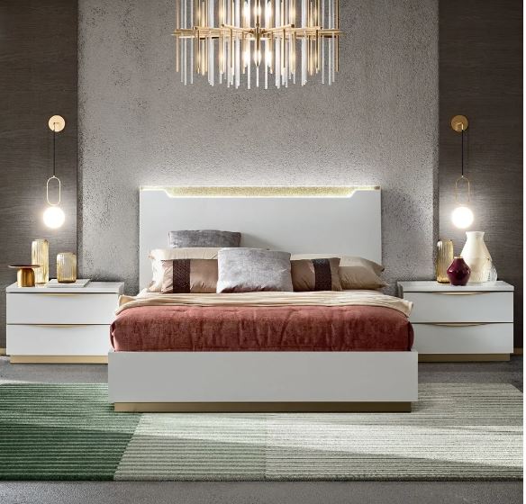 KIKI Hi Gloss LED BED & Storage