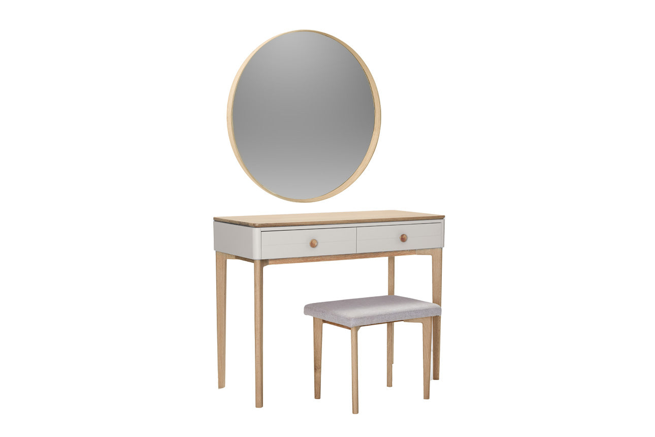 Arc Wooden Wall Mirror