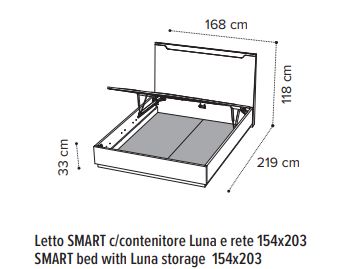 KIKI Hi Gloss LED BED & Storage