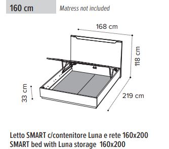 KIKI Hi Gloss LED BED & Storage