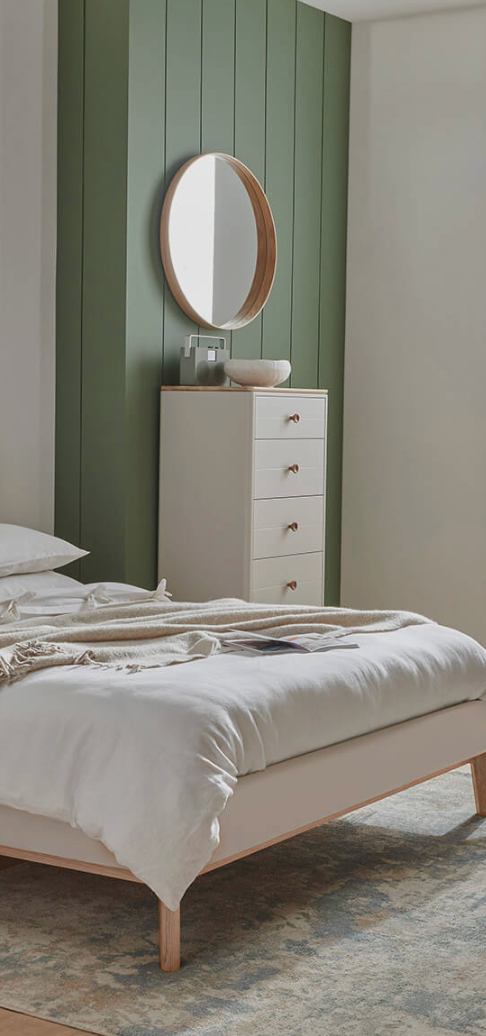 Arc Wooden Wall Mirror