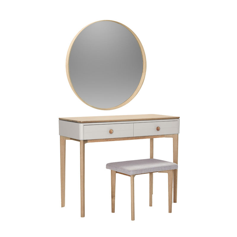 Arc Wooden Wall Mirror