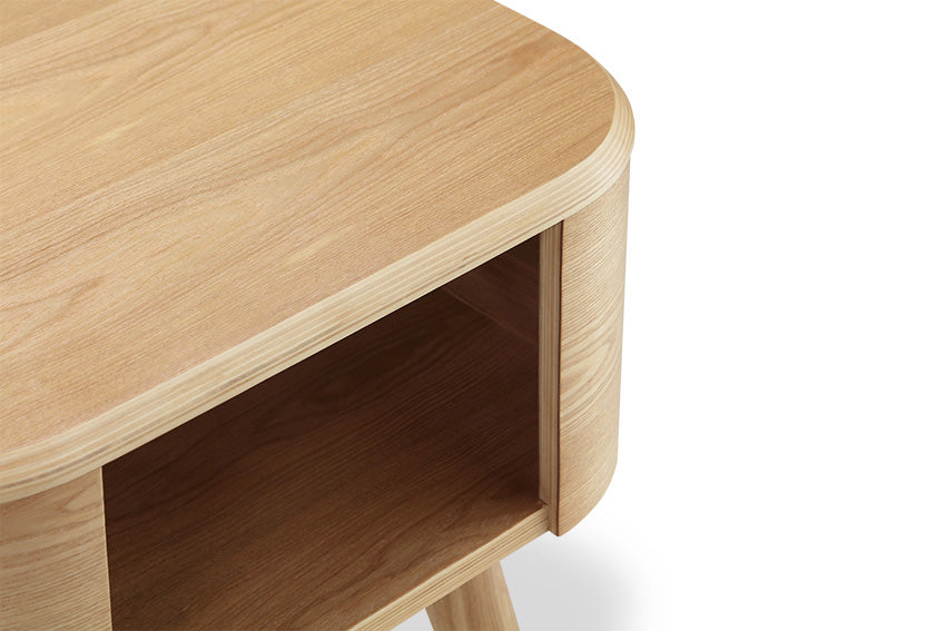 Stockholm Oak Lamp Table Artisan-Crafted Accent Piece