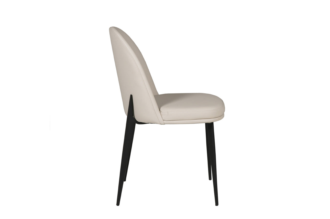Pair of Nora Leather Dining Chairs