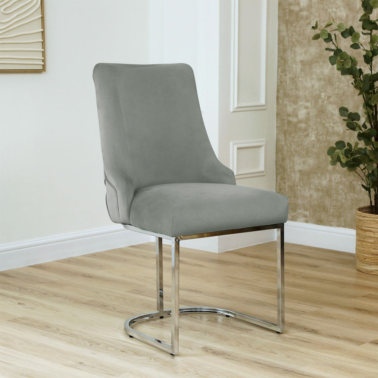 Pair of Caz Dining Chairs – Modern Upholstered Dining Seating