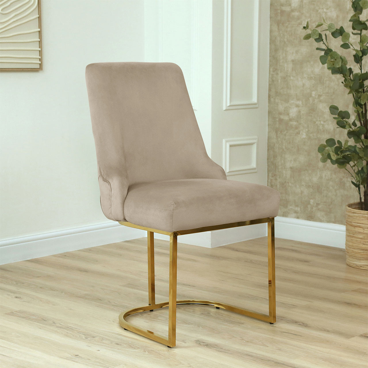Pair of Caz Dining Chairs – Modern Upholstered Dining Seating