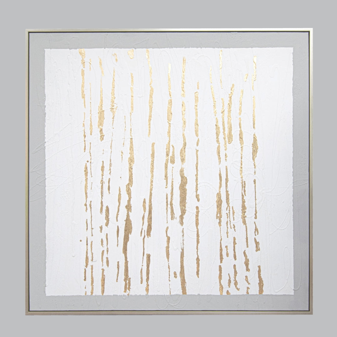 Golden Drift Canvas – Textured Abstract Wall Art