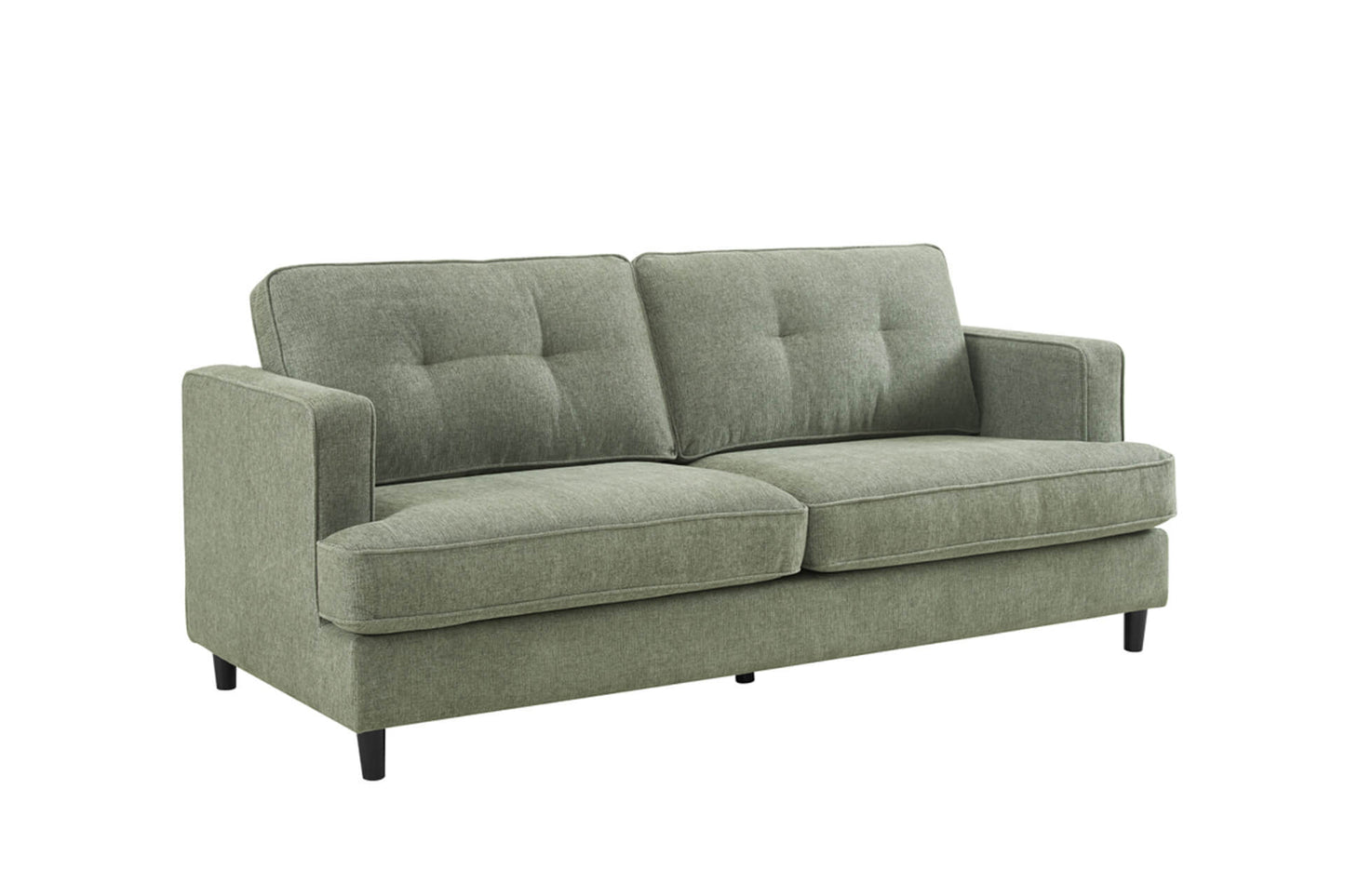 Ivy Fixed 3 Seater Sofa – Grey or Sage Green