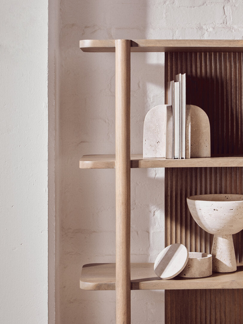 Marcel Bookshelf – Sustainable Mango Wood Storage Furniture