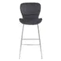 Valenza Velvet Bar Stool – Gold or Chrome Legs