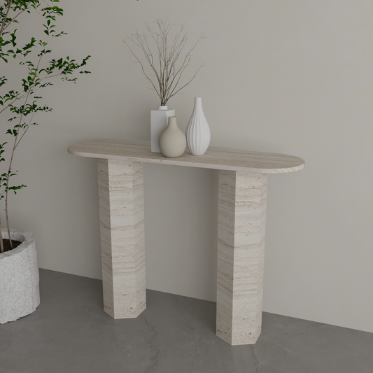 Villa Console Table – Custom Stone Furniture in Granite, Quartz & Marble