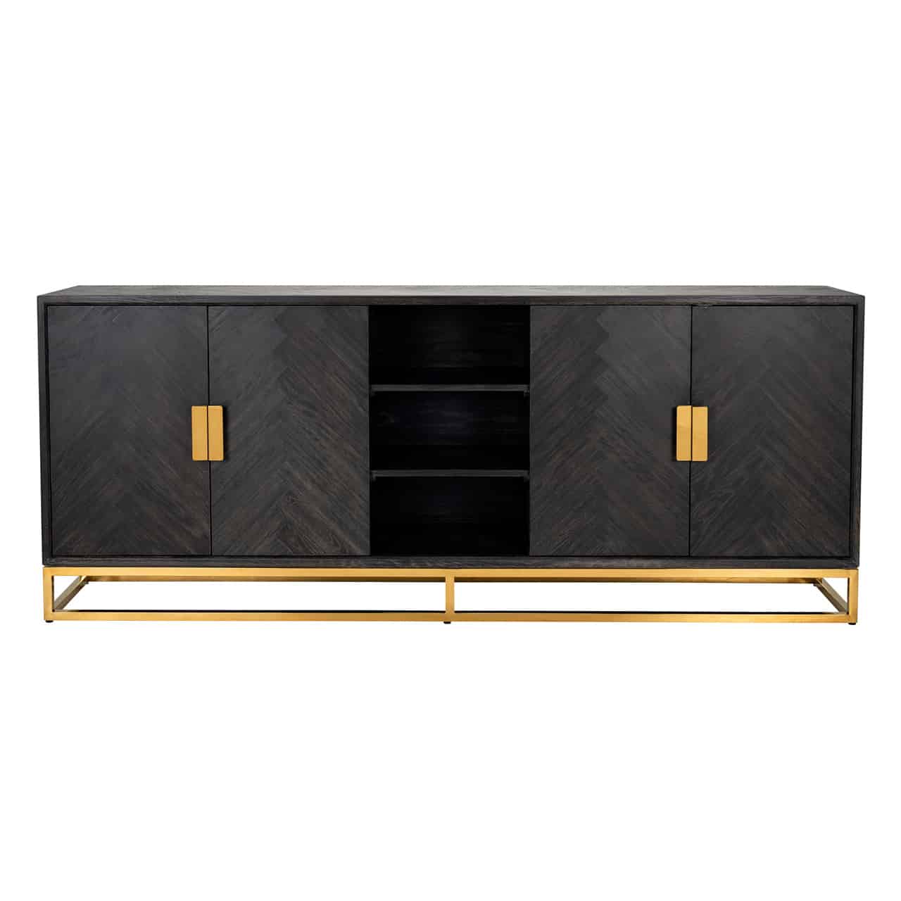Bronwyn Black Oak  4dr Sideboard