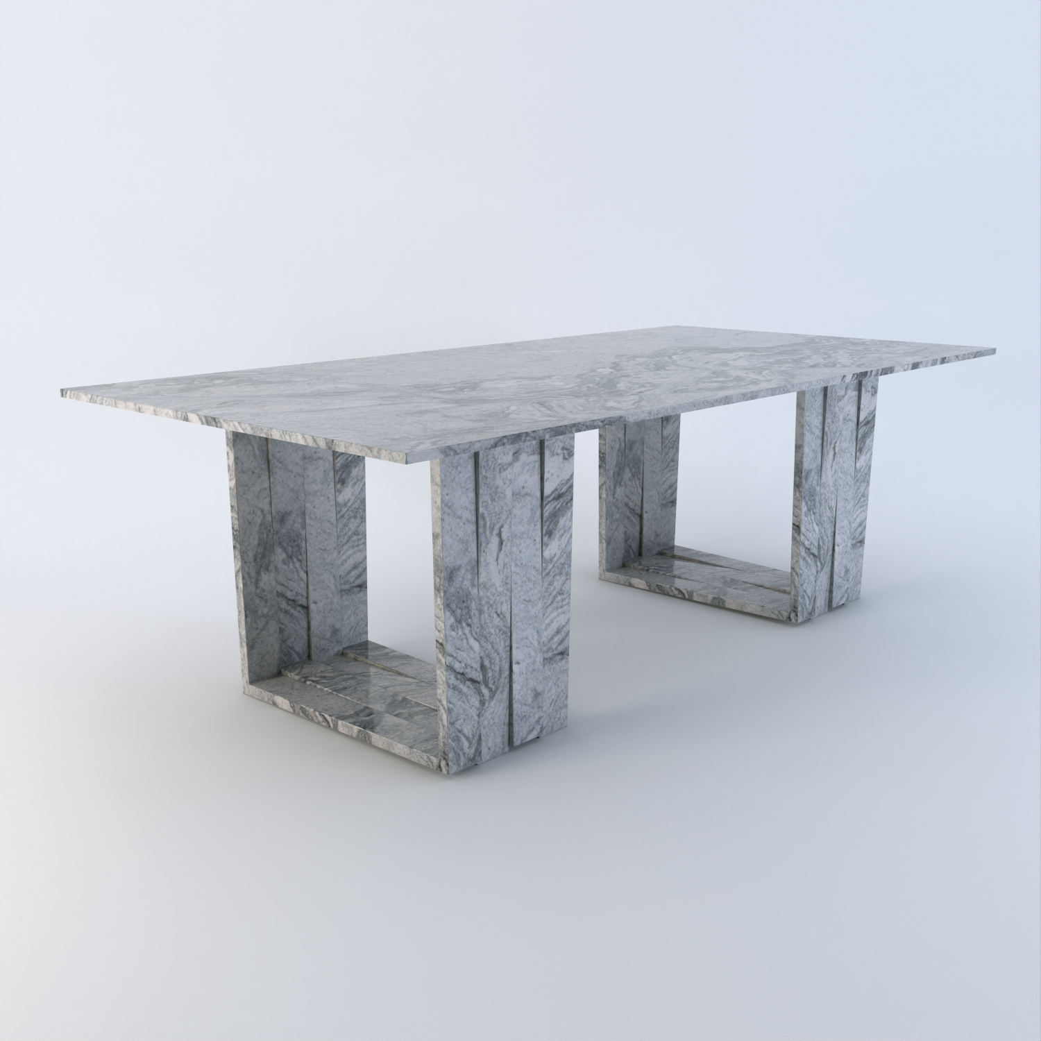 Aria Duo Granite Dining Table