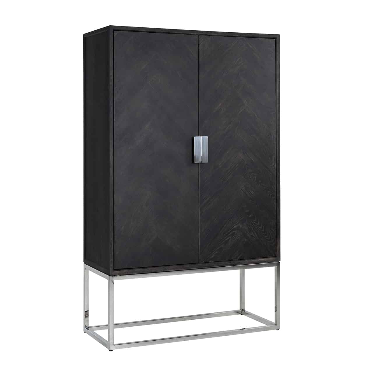 Bronwyn Black Oak 2 Door Wall Cabinet