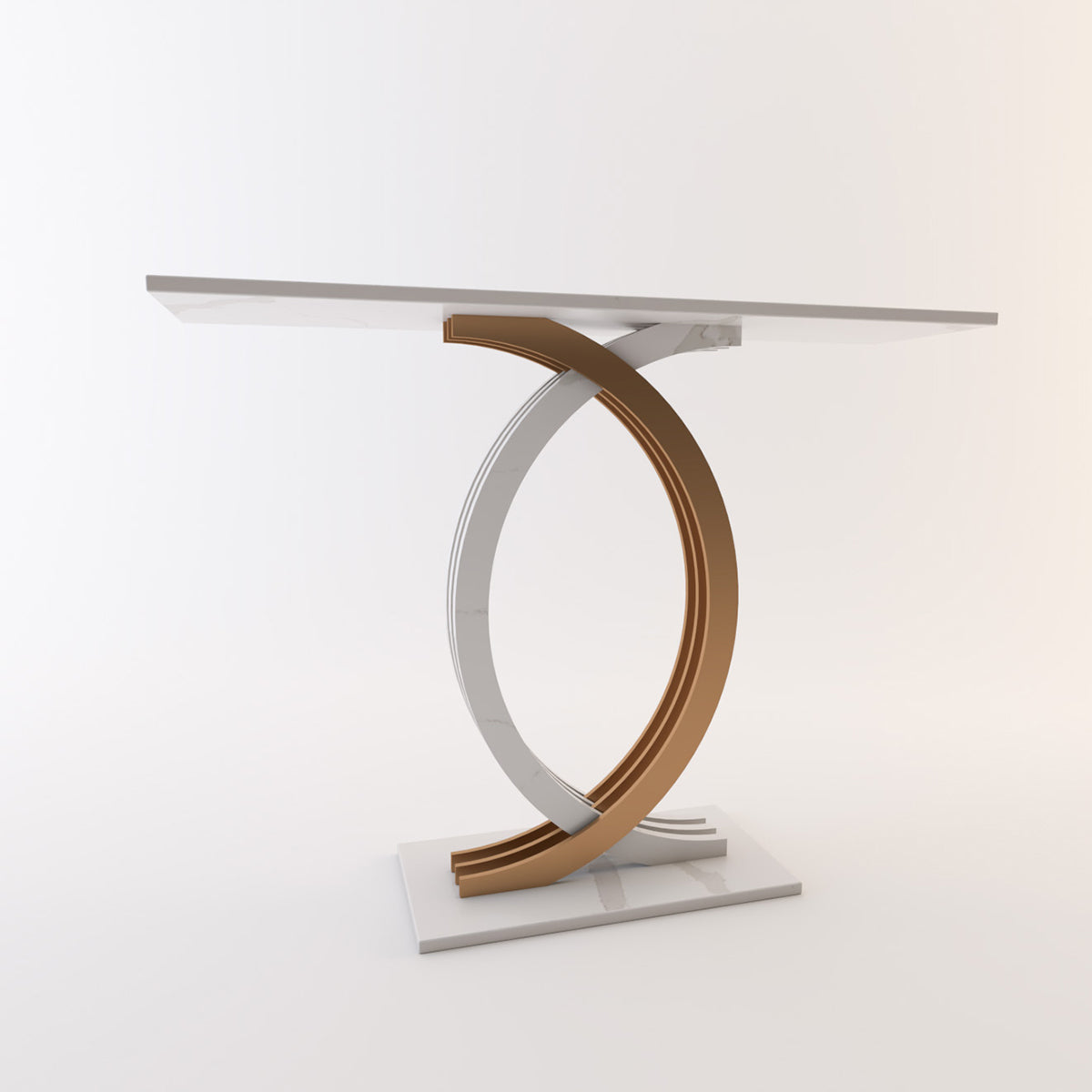 Legato Quartz Curved Console Table