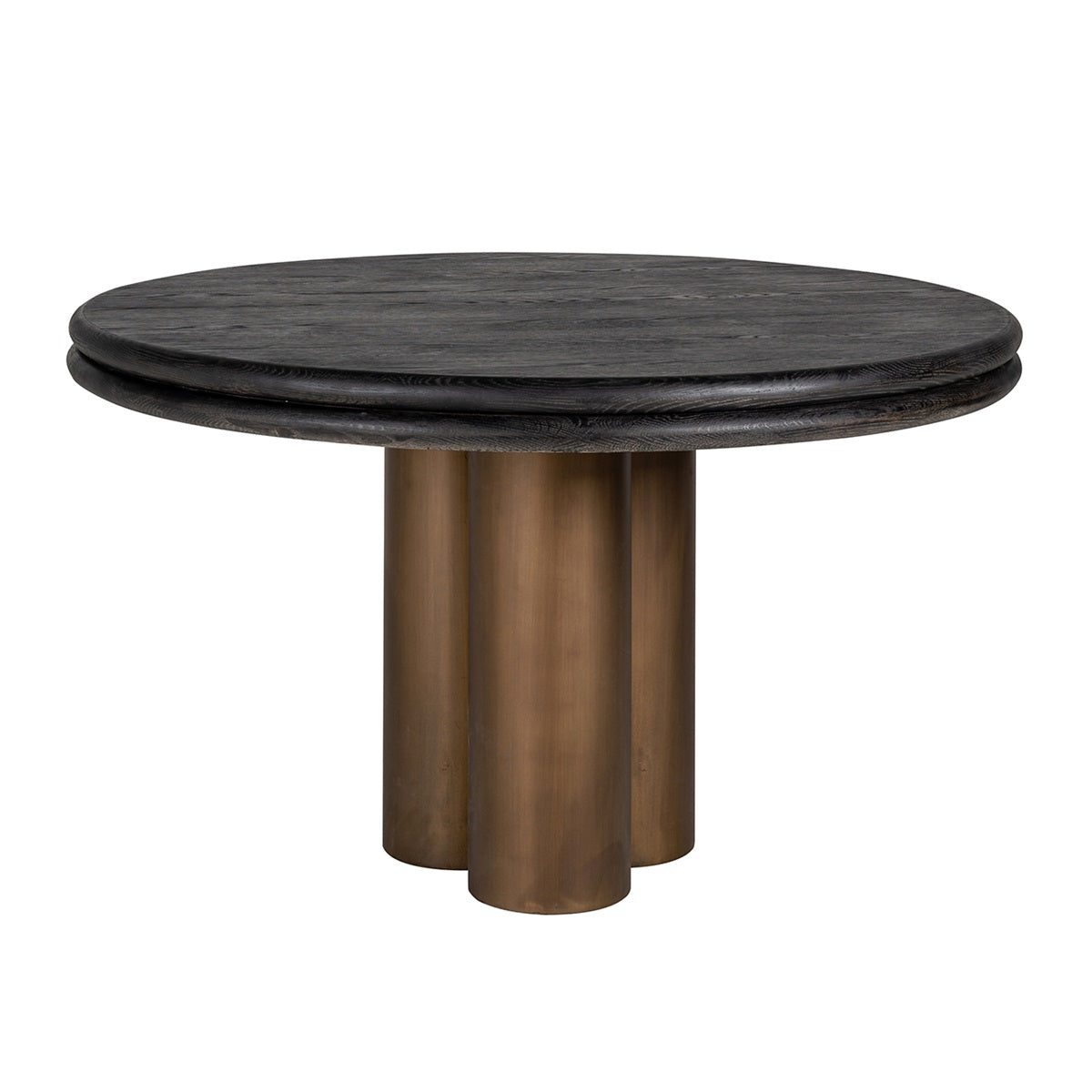 Modern Marco Oak Round Dining Table Stylish Oak Finish