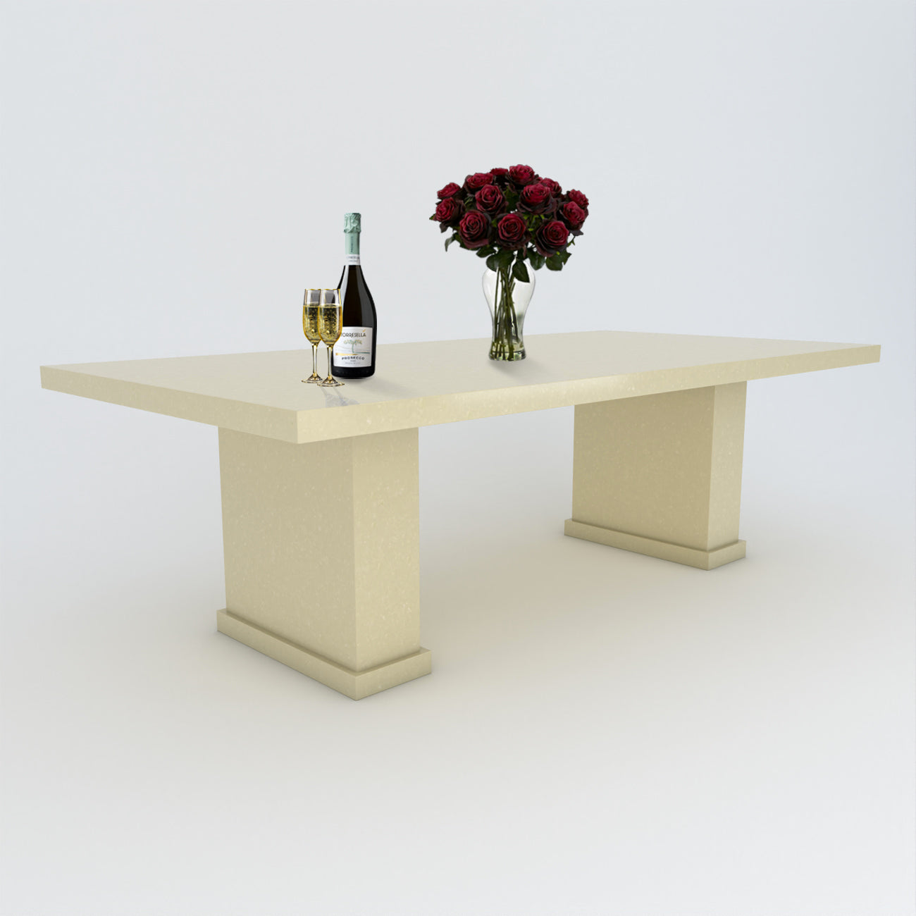 Roma Quartz Dining Table