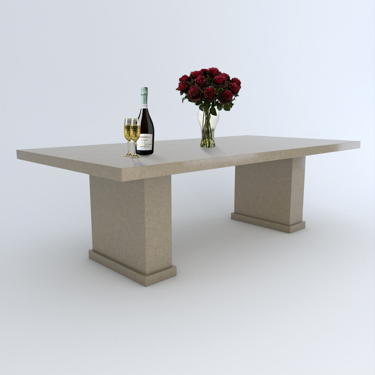 Roma Quartz Dining Table