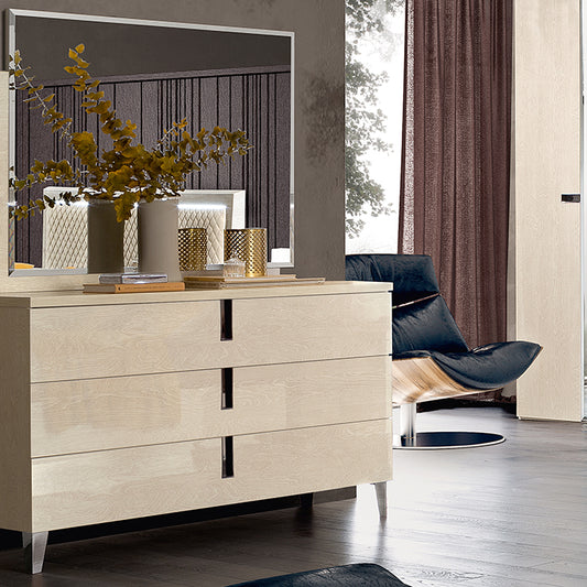 Abrianna Ivory Birch Small Chest of Drawers