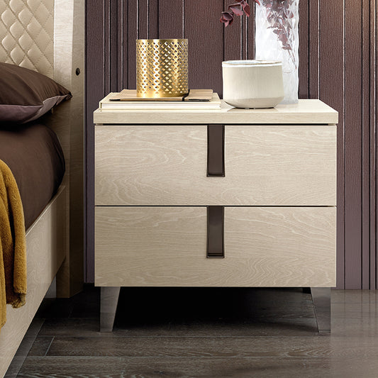 Abrianna Mini Ivory Birch Bedside Drawers