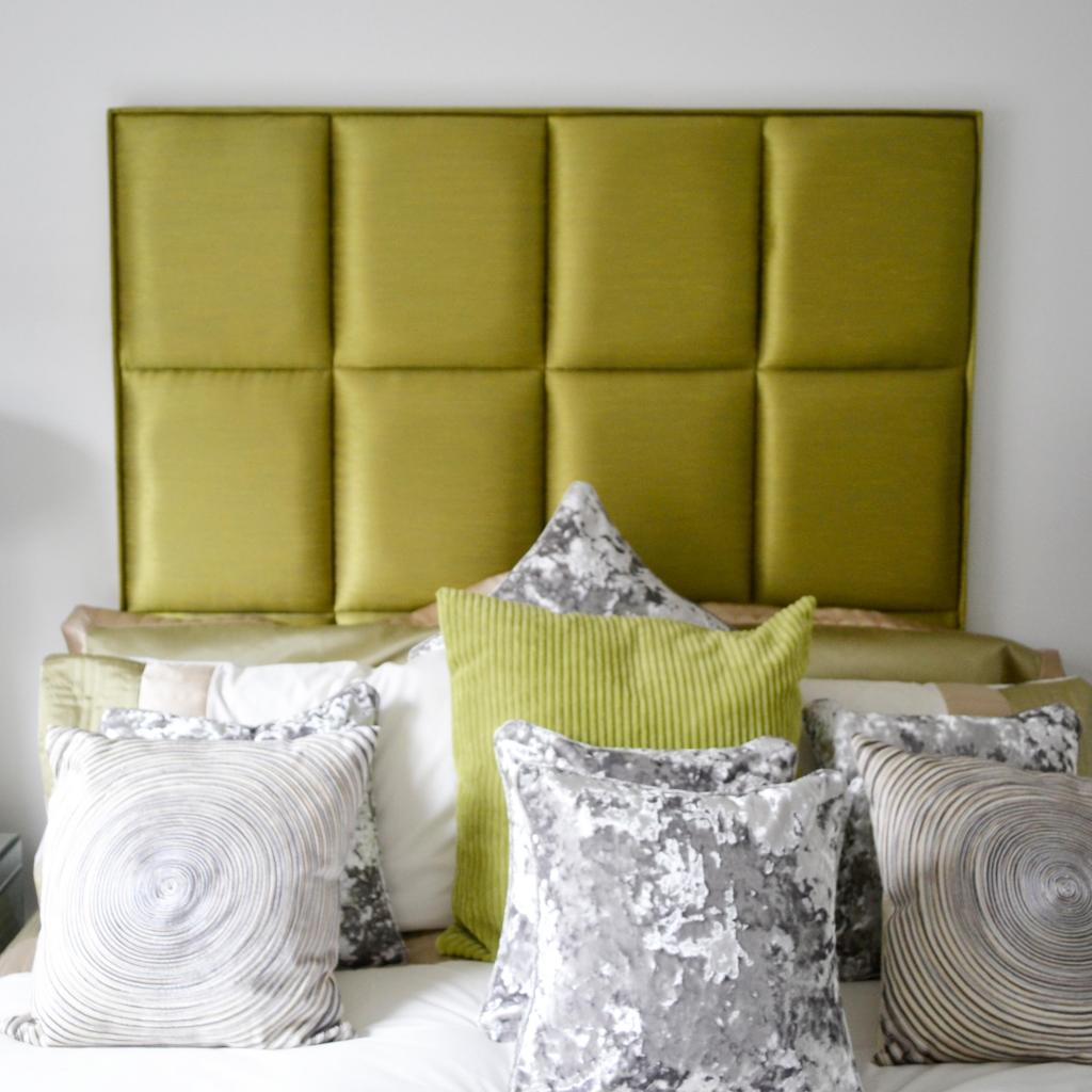 Bespoke Manhattan Luxury Silk Headboard (Various Options)