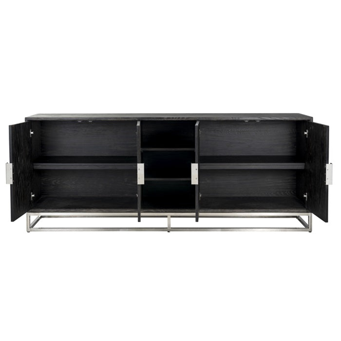 Bronwyn Black Oak  4dr Sideboard