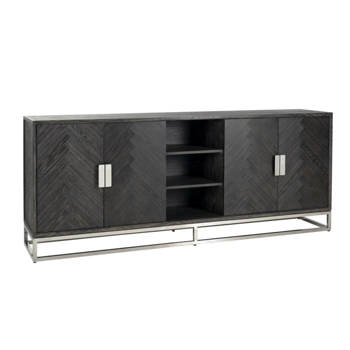 Bronwyn Black Oak 4dr Sideboard