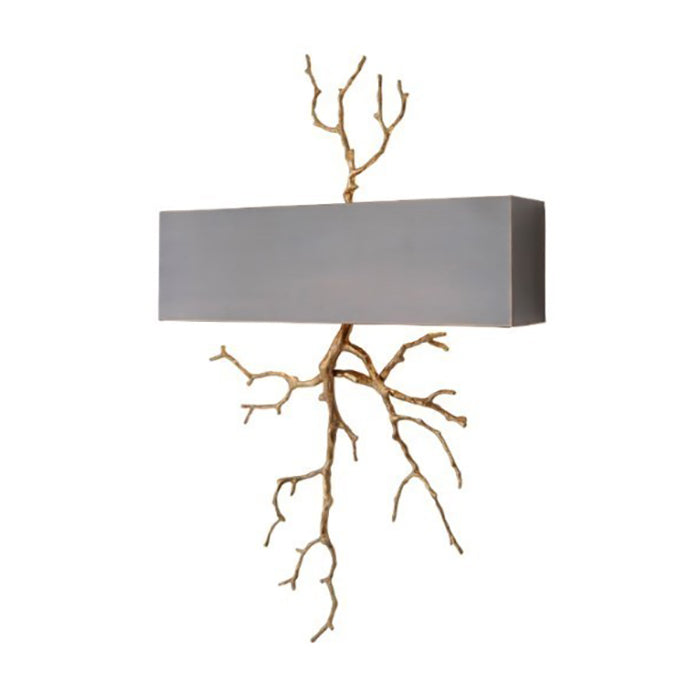 Milson Antique Brass Wall Light