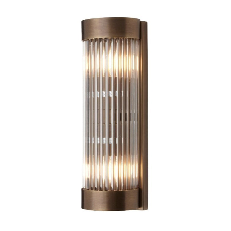 Nasir Antique Brass Wall Light
