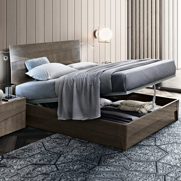 Tullio Tekno Silver Birch 6ft STORAGE Bed