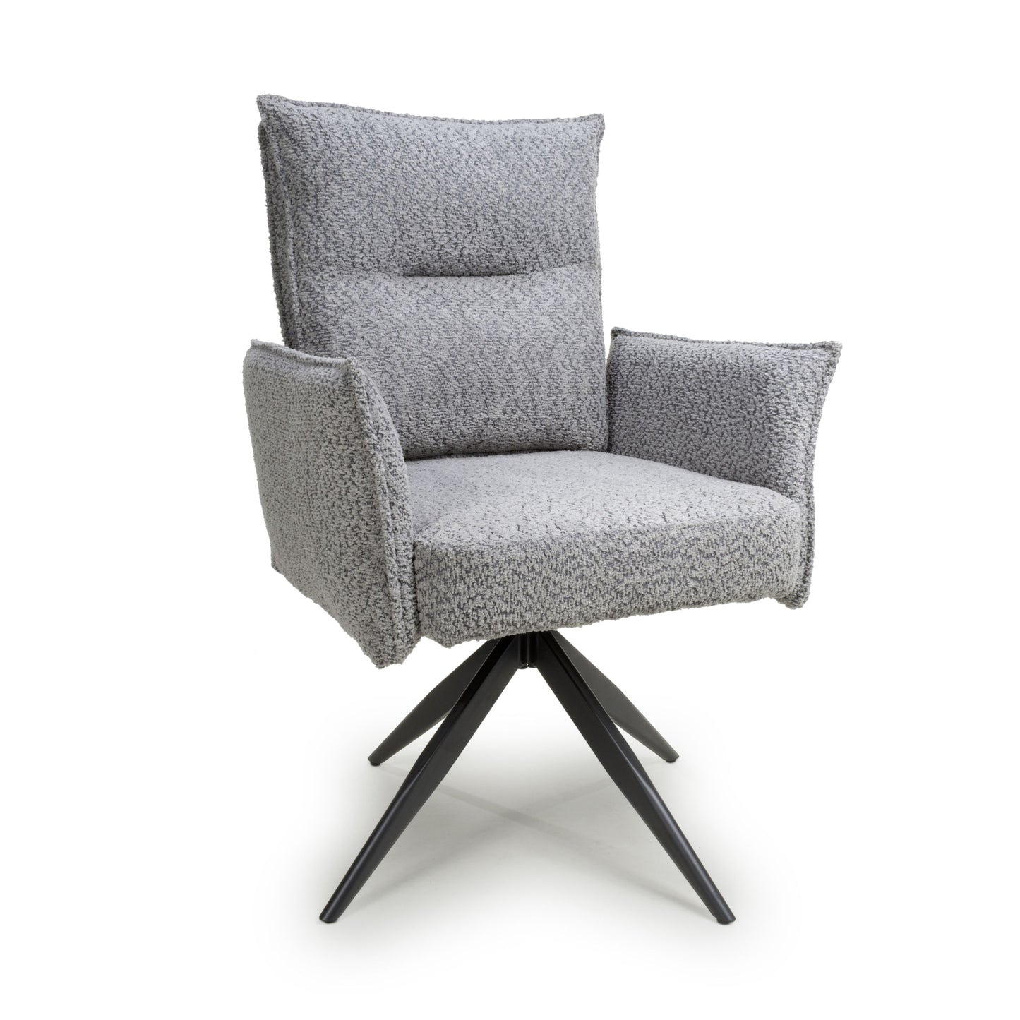 Belsize Texture Effect Swivel Dining Chair - Set of 2