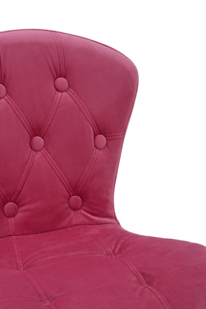 Claudia Velvet Buttoned Chair