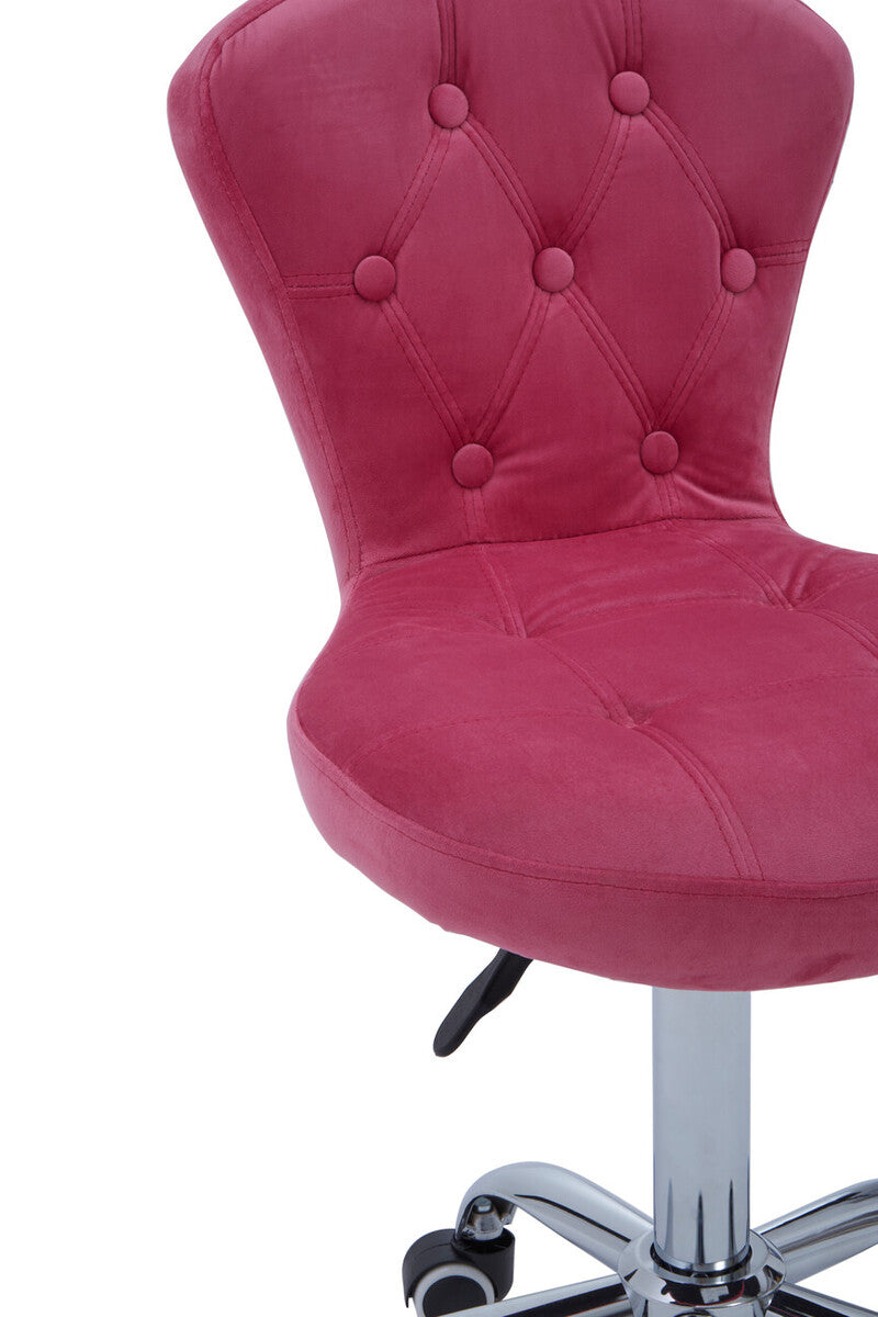 Claudia Velvet Buttoned Chair