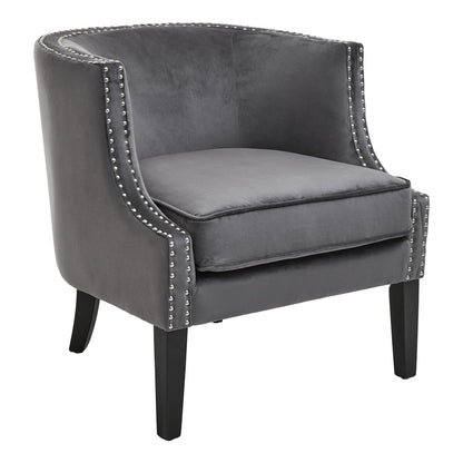 Lyssa Velvet Studded Chair