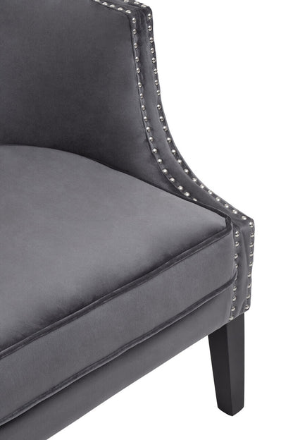 Lyssa Velvet Studded Chair