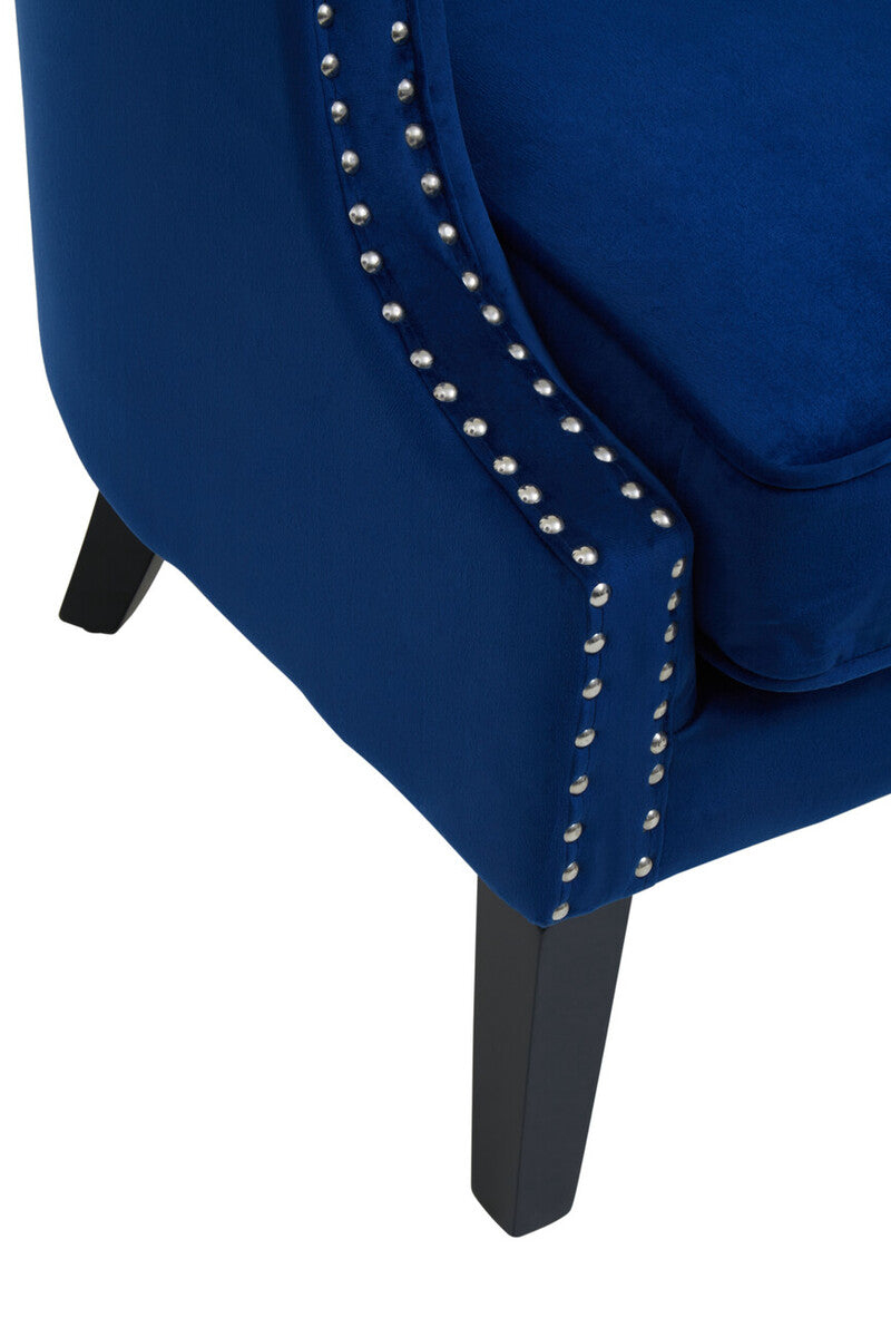 Lyssa Velvet Studded Chair