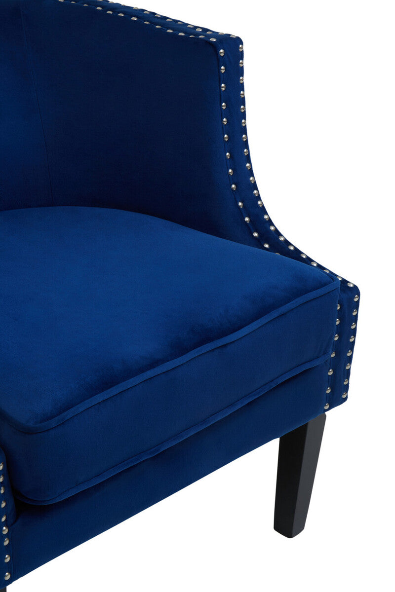 Lyssa Velvet Studded Chair