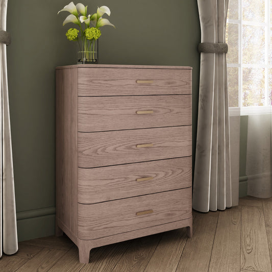 Ahara 5 Drawer Tall Chest