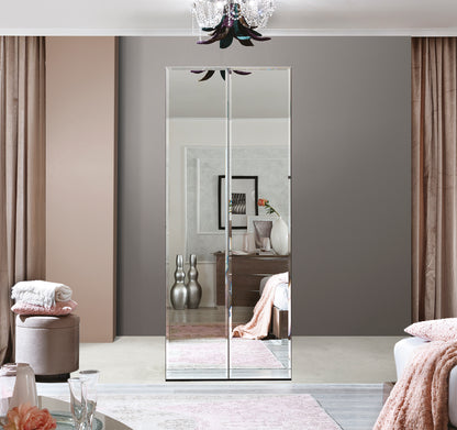 Caligula Mirrored Wardrobe  - Various Colours & Sizes