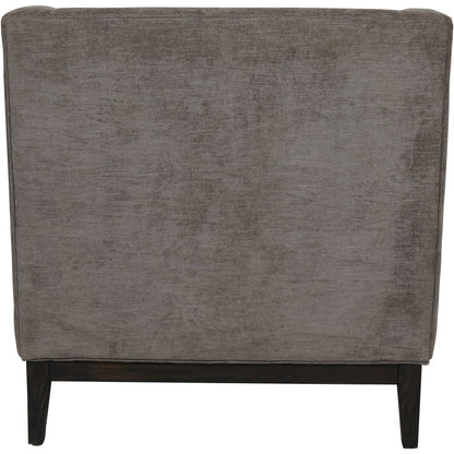 Ellis Upholstered Armchair – Woven Fabric in Grey