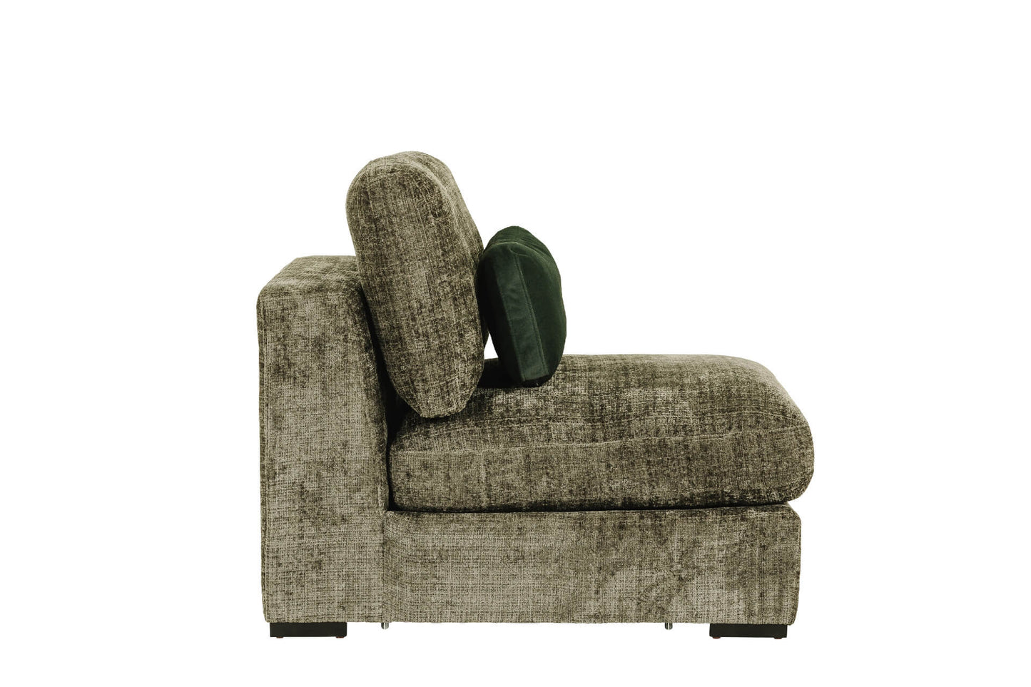 Heron Armless Sectional in Green